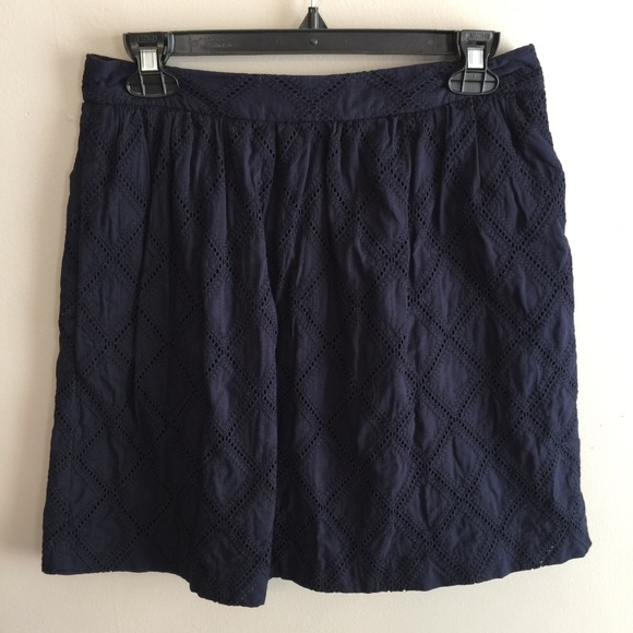 Anthropologie Dresses & Skirts - Anthropologie Tabitha Navy Blue Skirt - Sz 6